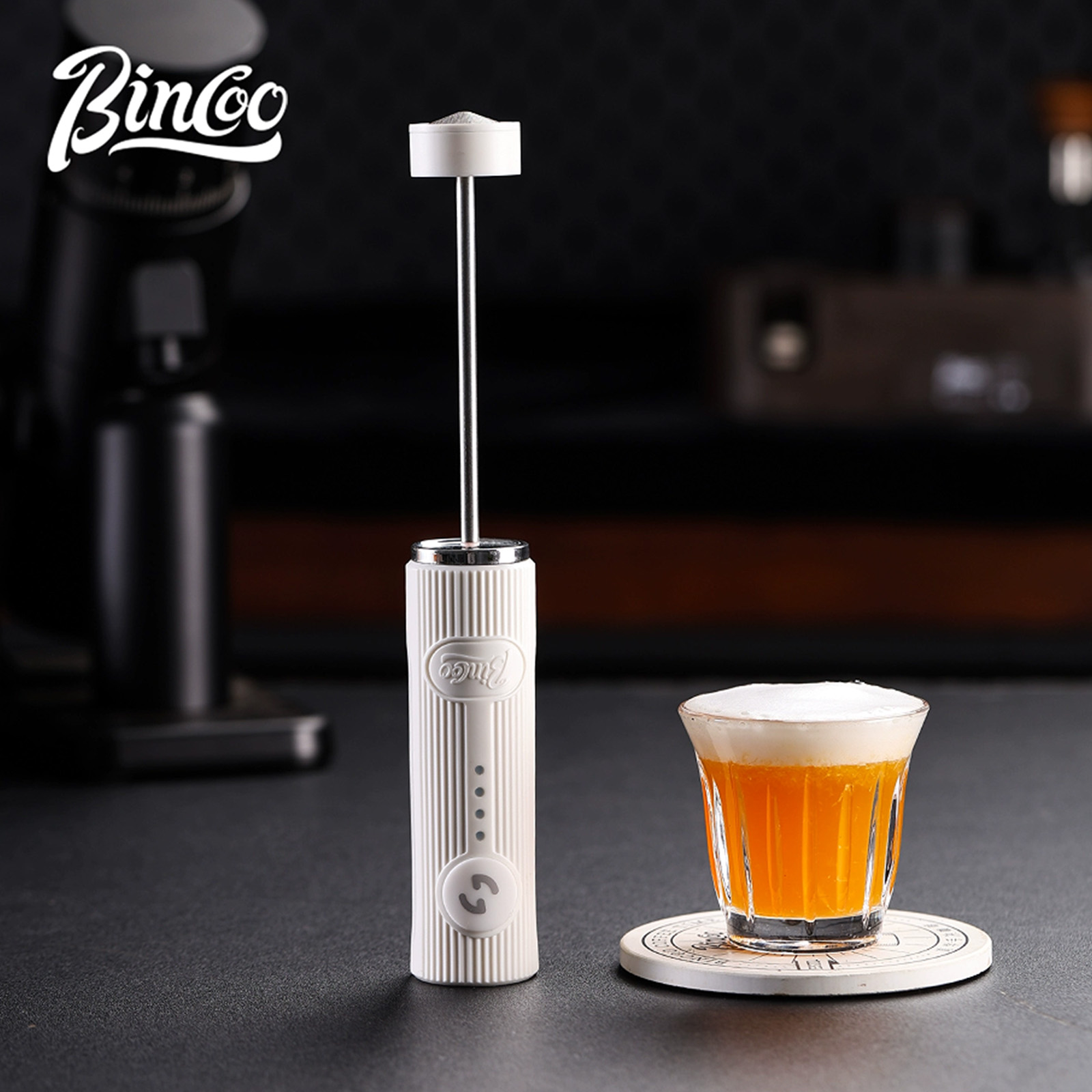 Home Barista - Bincoo nuevo Espumador de leche batidor