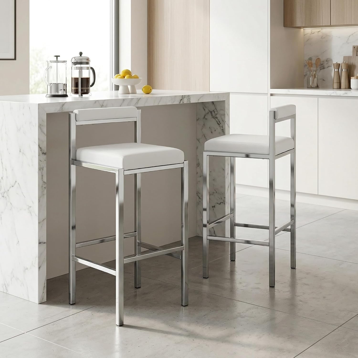 Juego de 2 taburetes de bar, t - Home Bar Stools reseña y precio