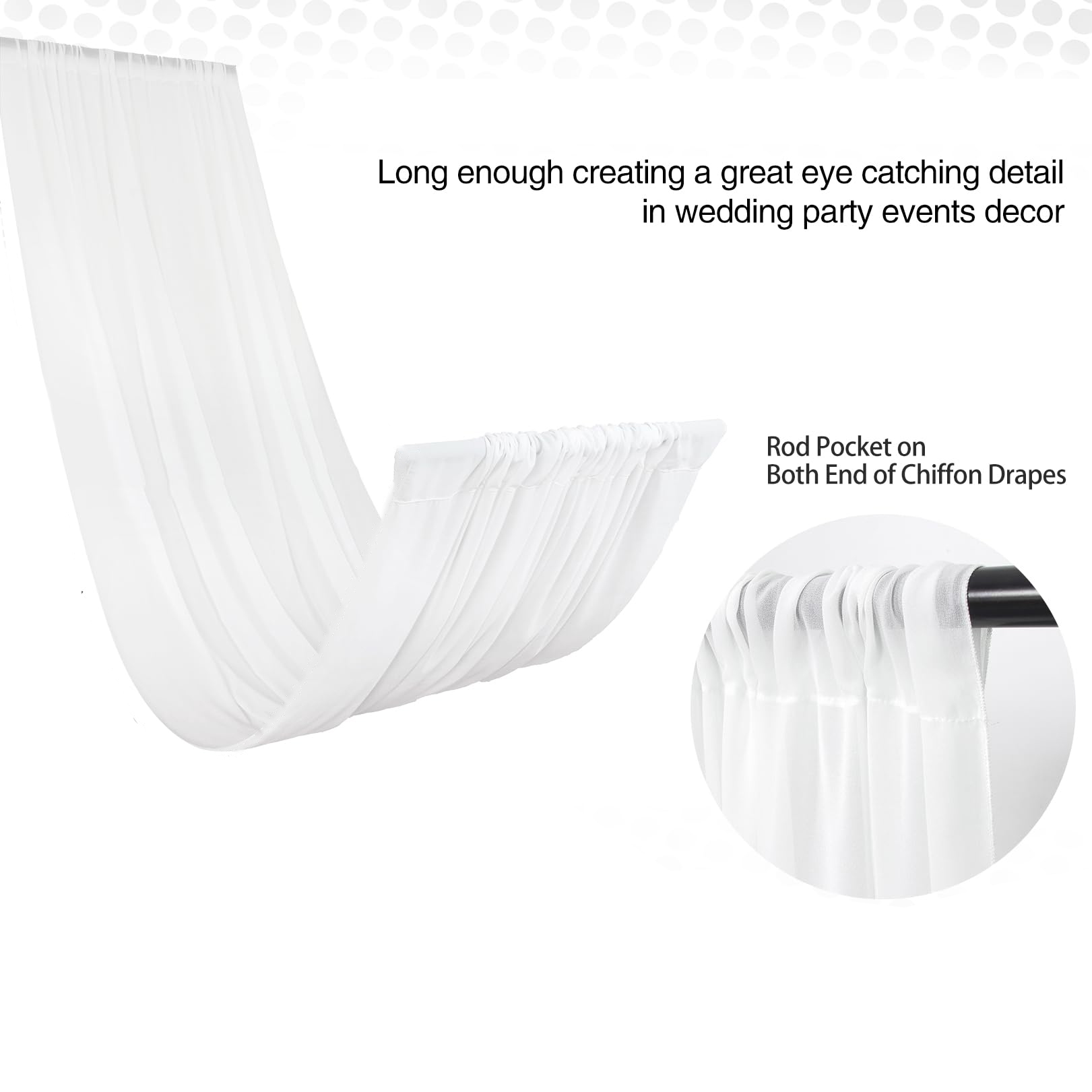 Arco de boda, cortina de techo - Home Bargains reseña y precio