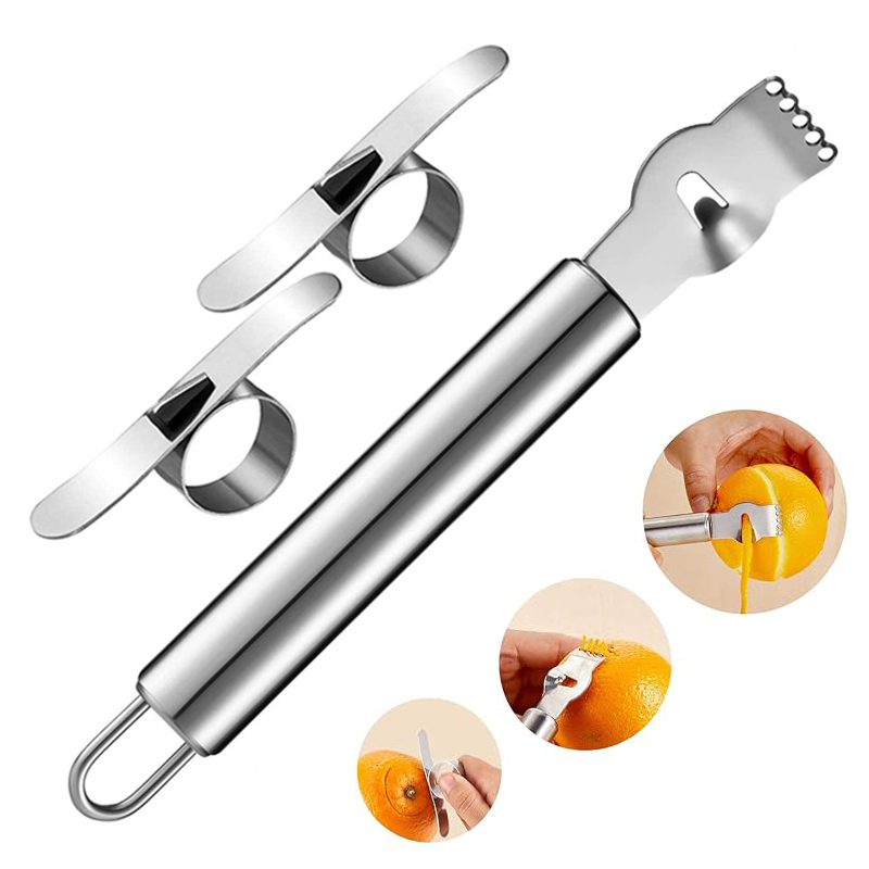 Rallador de limón y naranja, p - Peeler Channel Knife reseña y precio